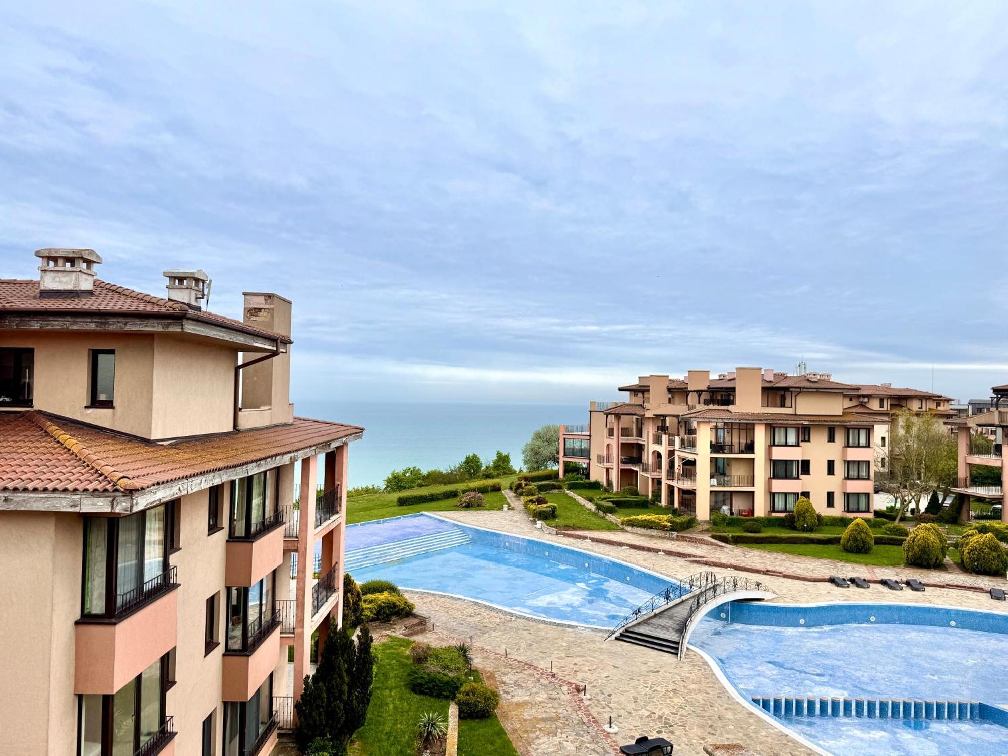 Sea View & Infinity Pool Apartments In Kaliakria Resort Balchik Ngoại thất bức ảnh